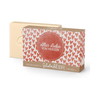 Schafmilchseife Alles Liebe von Herzen