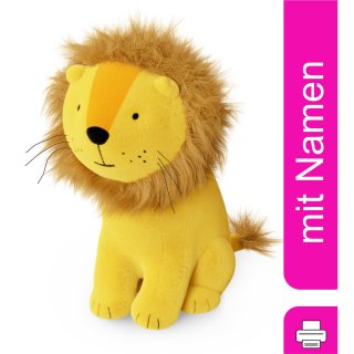 Kuscheltier Löwe mit Name personalisiert