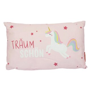 Kinder Kissen Einhorn Träum schön