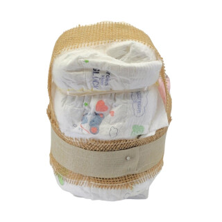 Windeltorte Kinderwagen Hase