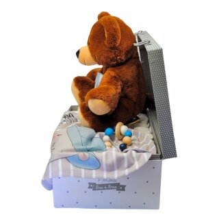 Windeltorte Koffer Bär