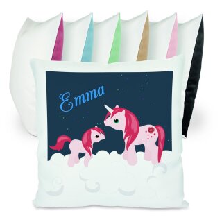 Kissen bunt Einhorn