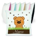Kissen bunt Teddy Bär