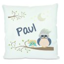 Kissen weiß Eule