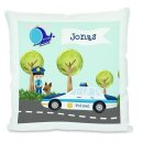 Kissen weiß Polizei