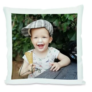 Kissen weiß individuell