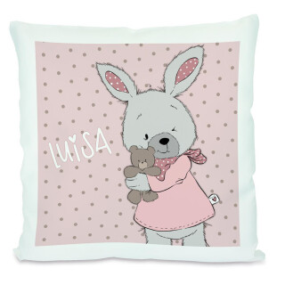 Kissen weiß Hase Emma