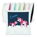 CreaDesign, Kinder Kissen 40x40 personalisiert mit Namen,...