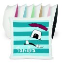 CreaDesign, Kinder Kissen 40x40 personalisiert mit Namen,...