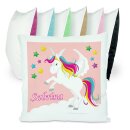 CreaDesign, Kinder Kissen 40x40 personalisiert mit Namen,...