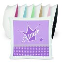CreaDesign, Kinder Kissen 40x40 personalisiert mit Namen,...