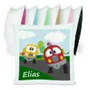 CreaDesign, Kinder Kissen 40x40 personalisiert mit Namen,...
