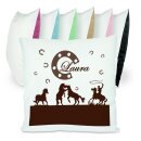 CreaDesign, Kinder Kissen 40x40 personalisiert mit Namen,...