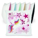 CreaDesign, Kinder Kissen 40x40 personalisiert mit Namen,...