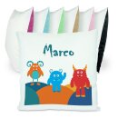 CreaDesign, Kinder Kissen 40x40 personalisiert mit Namen,...