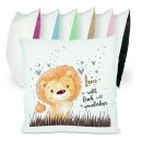 CreaDesign, Kinder Kissen 40x40 personalisiert mit Namen,...