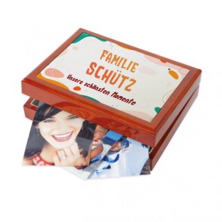 Geschenkkästchen / Schmuckkästchen Holz 18 x 23 cm