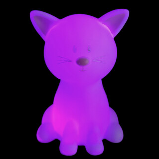 Kinder Nachtlicht Katze mit Name personalisiert