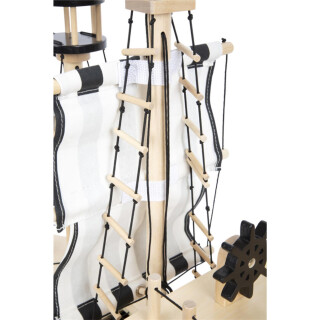 Piratenschiff für Biegepuppen aus Holz