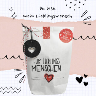 Lieblingsmensch Wundertüte für Herzensmenschen
