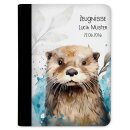 Zeugnismappe / Dokumentemappe Otter Wasser