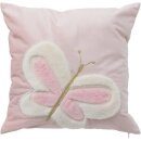 Kissen Schmetterling rosa