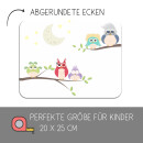 Kinder Frühstücksbrettchen Eule, Kunststoff, 20...