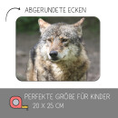 Kinder Frühstücksbrettchen Wolf, Kunststoff, 20...