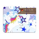 Kinder Frühstücksbrettchen Einhorn Blau,...