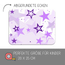 Kinder Frühstücksbrettchen Sterne Lila,...