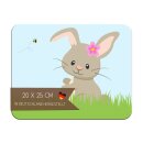 Kinder Frühstücksbrettchen Hase, Kunststoff, 20...