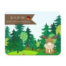 Kinder Frühstücksbrettchen Elch, Kunststoff, 20...