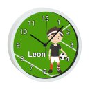 Kinder Wanduhr laufruhig mit bunten Rahmen...