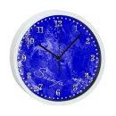 Kinder Wanduhr mit bunten Rahmen Traum blau