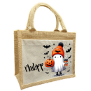 Halloween Tasche Geist Kürbis mit Name personalisiert