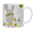 Kunststofftasse Hase Holly personalisierbar