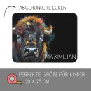 Kinder Frühstücksbrettchen  Büffel...