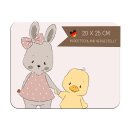 Kinder Frühstücksbrettchen Friends Hase + Ente,...