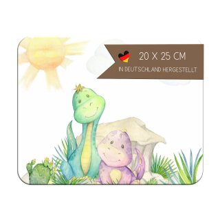 Kinder Frühstücksbrettchen Dino Dinsoaurier, Kunststoff, 20 x 25 cm