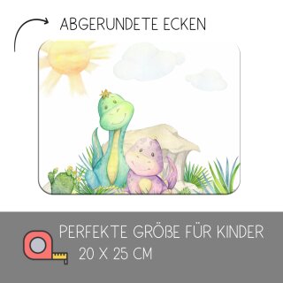 Kinder Frühstücksbrettchen Dino Dinsoaurier, Kunststoff, 20 x 25 cm