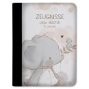 Zeugnismappe / Dokumentemappe Elefant Emma