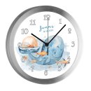 Kinder Funkuhr Wal Watercolor