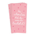 Taschentücher "Am schönsten bist Du wenn...